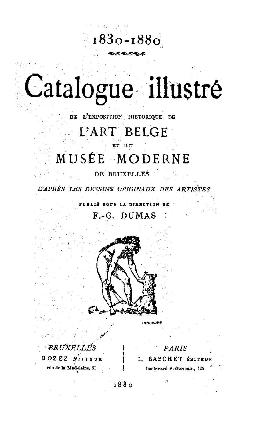 Blatte De Jardin Nouveau Calaméo Catalogue Art Belge F G Dumas 1830 1880