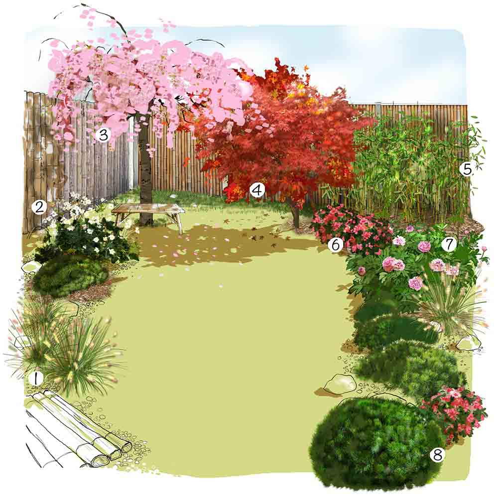 Bordure Jardin Truffaut Charmant Jardin Japonais