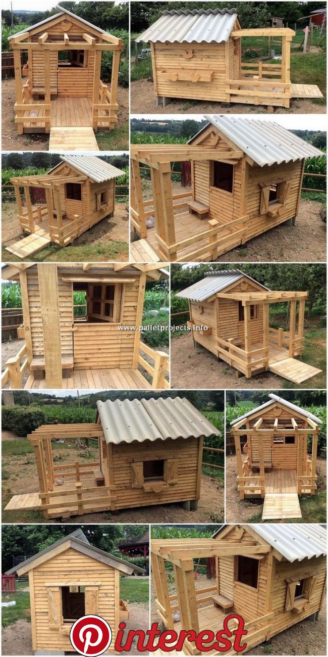 Cabane De Jardin En Palette Unique Diy Pallet Garden House Plan En 2020