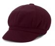 Cap Jardin Inspirant Womens Autumn Wool Peaked Cabbie Driver Baker Cap Gatsby Newsboy Octagonal Beret