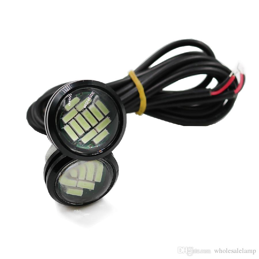 Cap Jardin Nouveau Pre Fuente De Luz Eagle Eye Coche Motocicleta Eagle Eye Luces Led Drl Luz De Marcha Diurna Luz De Respaldo Luz De Estacionamiento 12v 23mm A $0 55