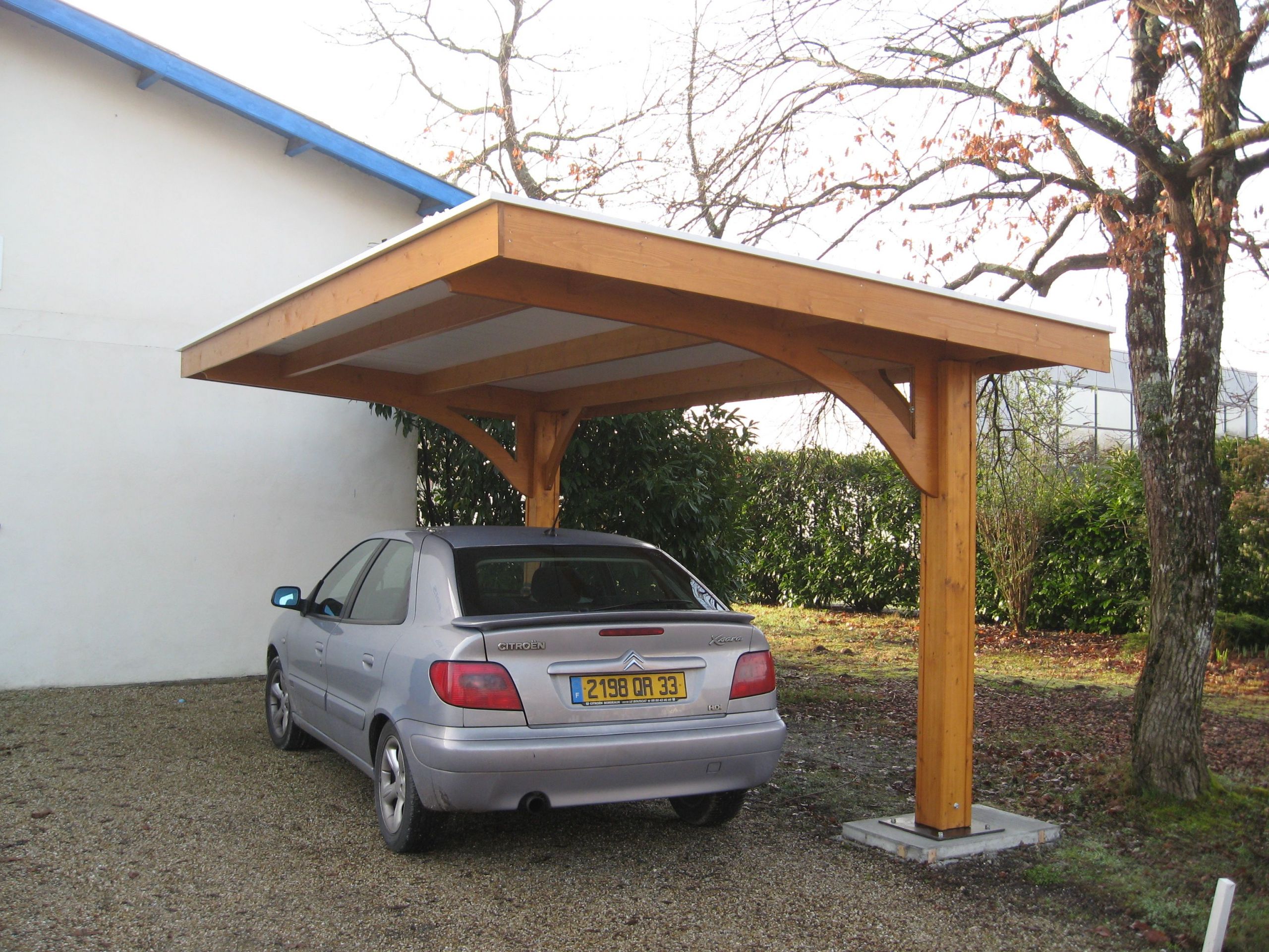 Carport Brico Depot Élégant Car Port with Garbage Can Alcove to Right