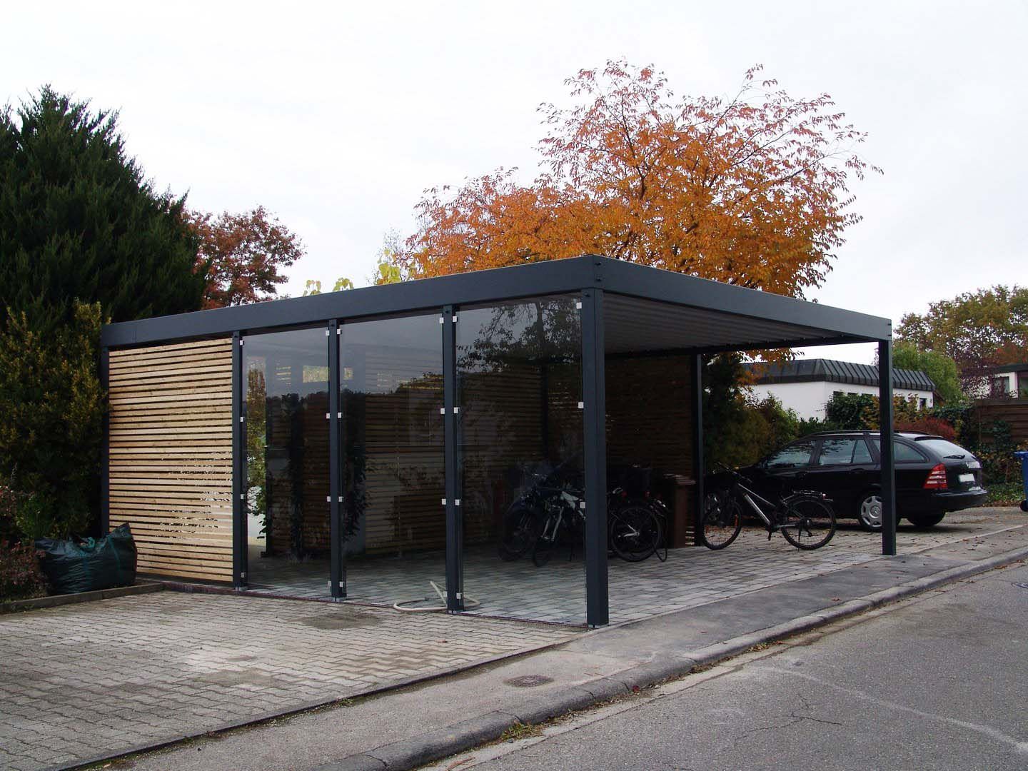 Carport Brico Depot Unique Carport Glas Metall Stahl Holz Bern · Mit Abstellraum