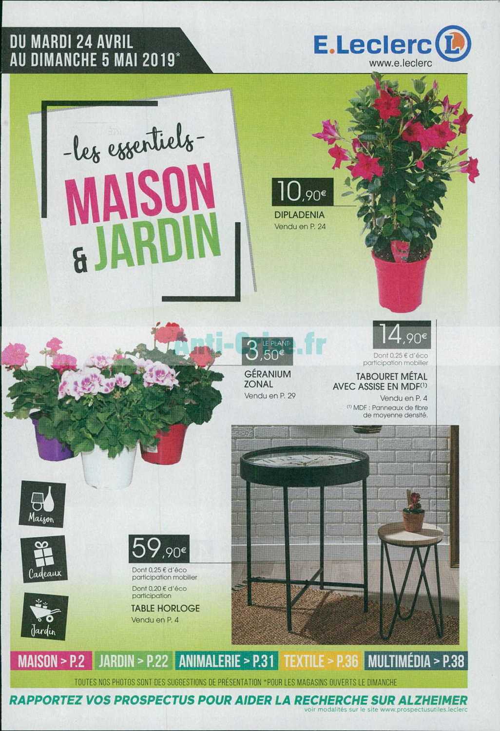 Catalogue Salon De Jardin Leclerc Nouveau Catalogue Leclerc Du 24 Avril Au 05 Mai 2019 Maison