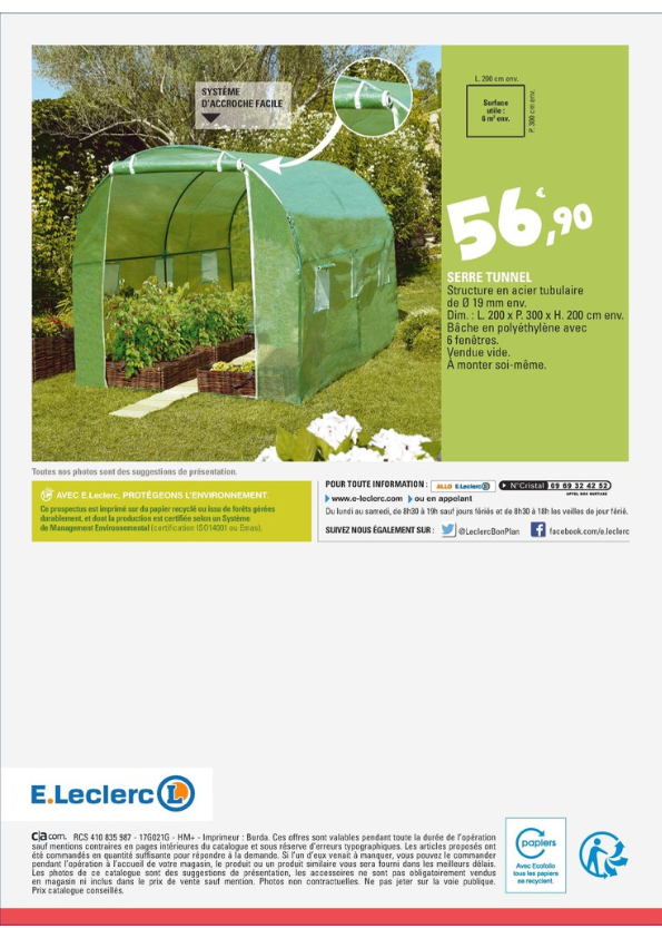 e leclerc jardin a prix bien tailles