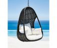 Chaise Suspendue Ikea Best Of Hanging Garden Armchair In Black Resin Wicker with White