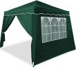 Chapiteau Jardin Beau 2x Parois Latérales tonnelle Capri Vert Murs Pour Pavillon 3x3m Jardin Extérieur