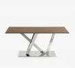 Coffee Table Élégant Nyc Table 180 Cm Porcelain Iron Corten Finish Stainless