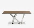 Coffee Table Élégant Nyc Table 180 Cm Porcelain Iron Corten Finish Stainless