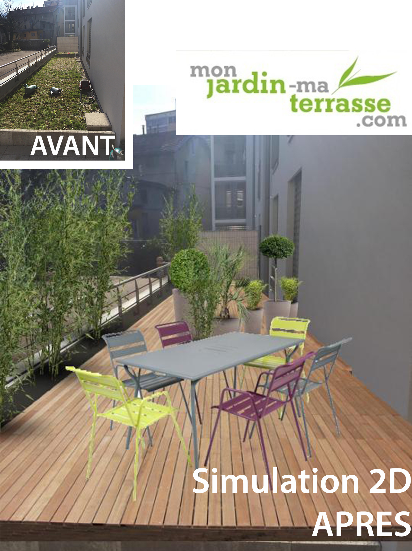 aménagement toit terrasse appartement