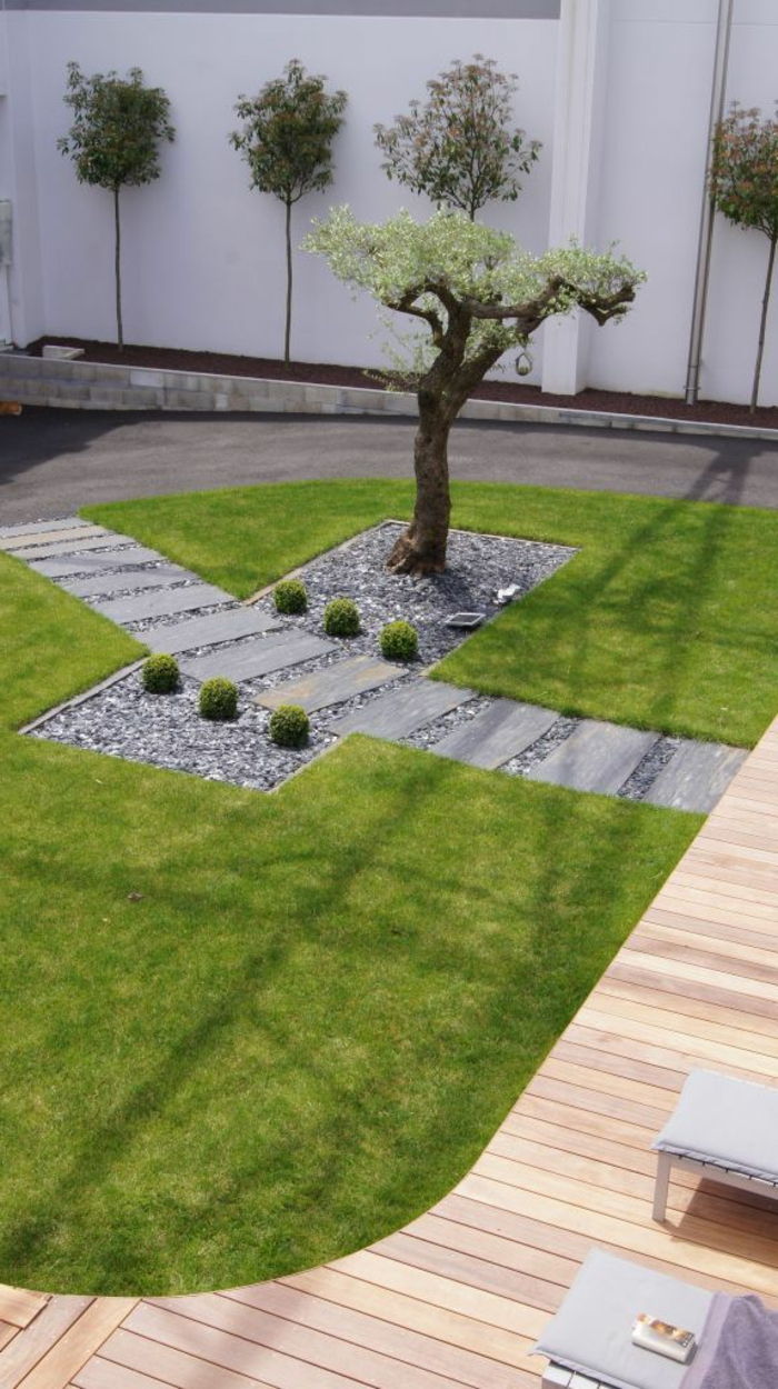 Création Jardin Beau Zastavaná Záhrada Modern½ Záhradn­cky Trend
