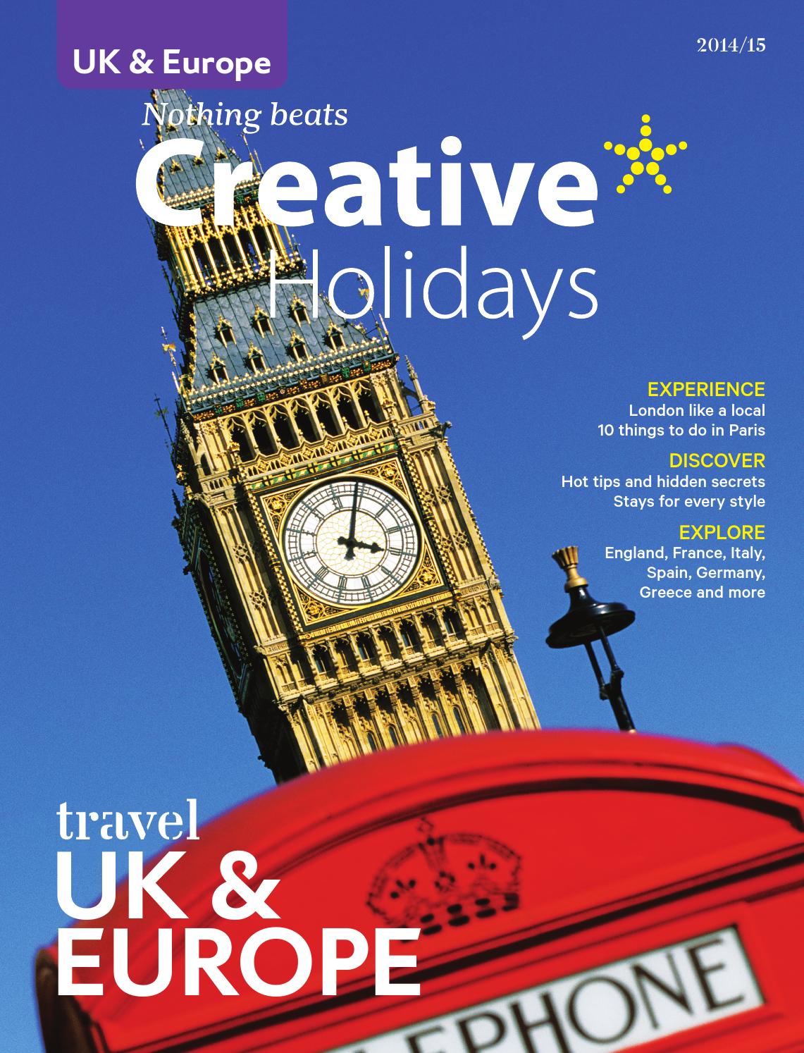 Créer Des Bacs De Jardin Avec Des Palettes Élégant Uk & Europe 2014 15 Brochure by Creative Holidays issuu