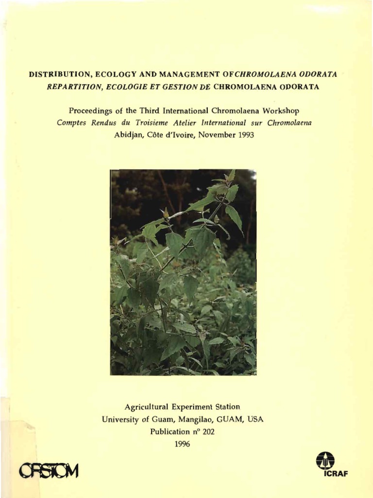 Créer Un Jardin Exotique sous Nos Climats Nouveau Chromolaena Biocontrol 1993