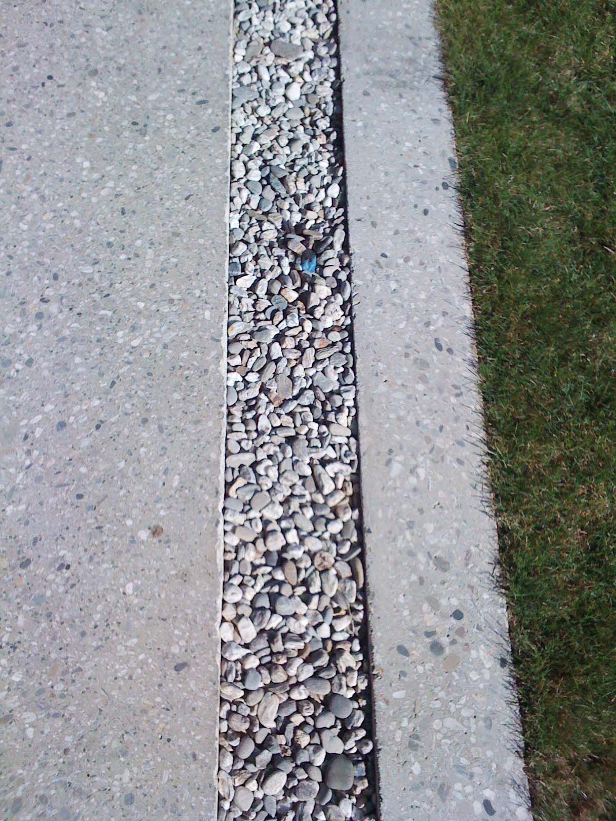Dallage Jardin Génial Pebble Drain with Right Grading Great for Patio or