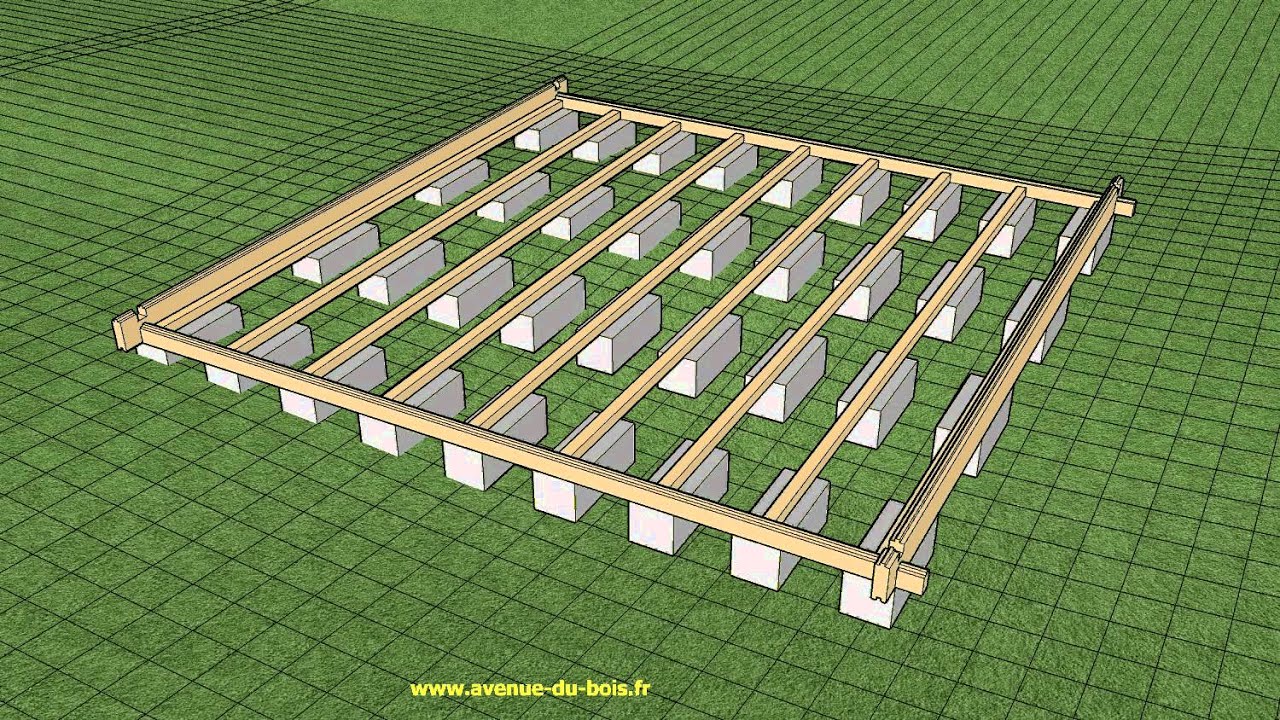 Dalle Beton Abris De Jardin Élégant Préparation De Plots Pour Le Montage D Un Chalet Avi