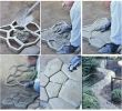 Decorer son Jardin Avec Des Pierres Beau Unho Moule   Pavé Irrégulier En Plastique Moule De Pavage