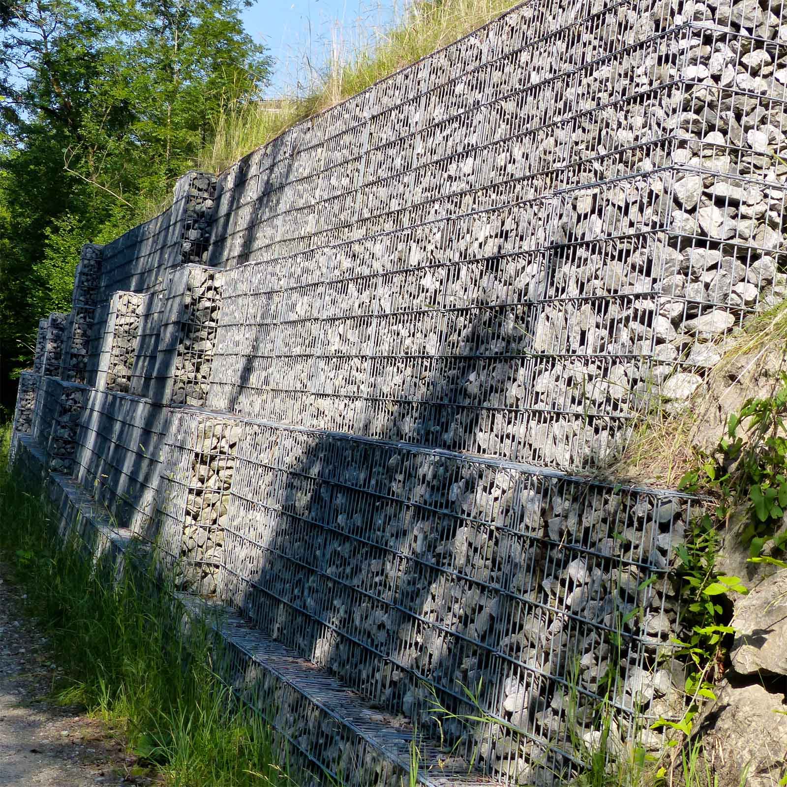 Decorer son Jardin Avec Des Pierres Élégant Cl´tures Décoratives Gabion 100x30x30cm Mur En Pierre Paroi