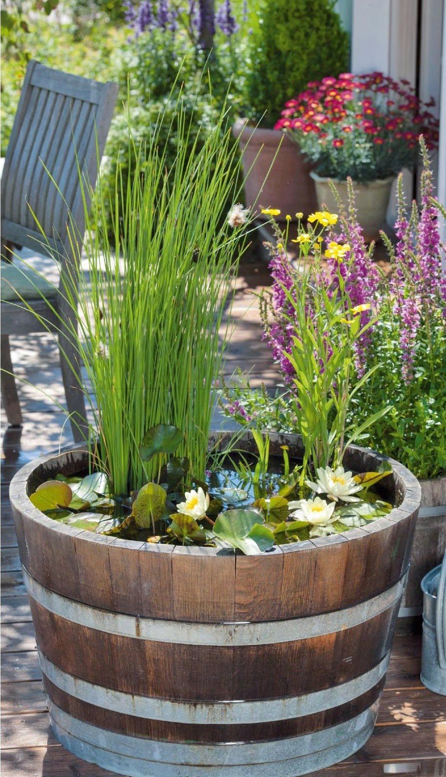 Diy Deco Jardin Élégant Make Your Own Balcony Ideas A Mini Pond In the Pot