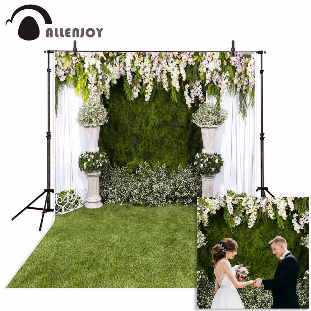 Diy Deco Jardin Inspirant Hoto Studio Backgrounds Allenjoy Wedding Photography Backdrop Garden Flower Spring Green Grass Background Photo Studio Photocall Photopho