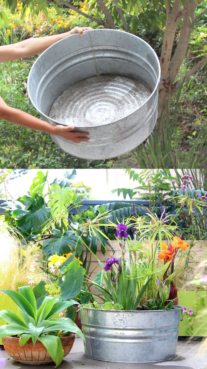 diy solar fountain bird bath outdoor solar pump patio pond water plants apieceofrainbow 1