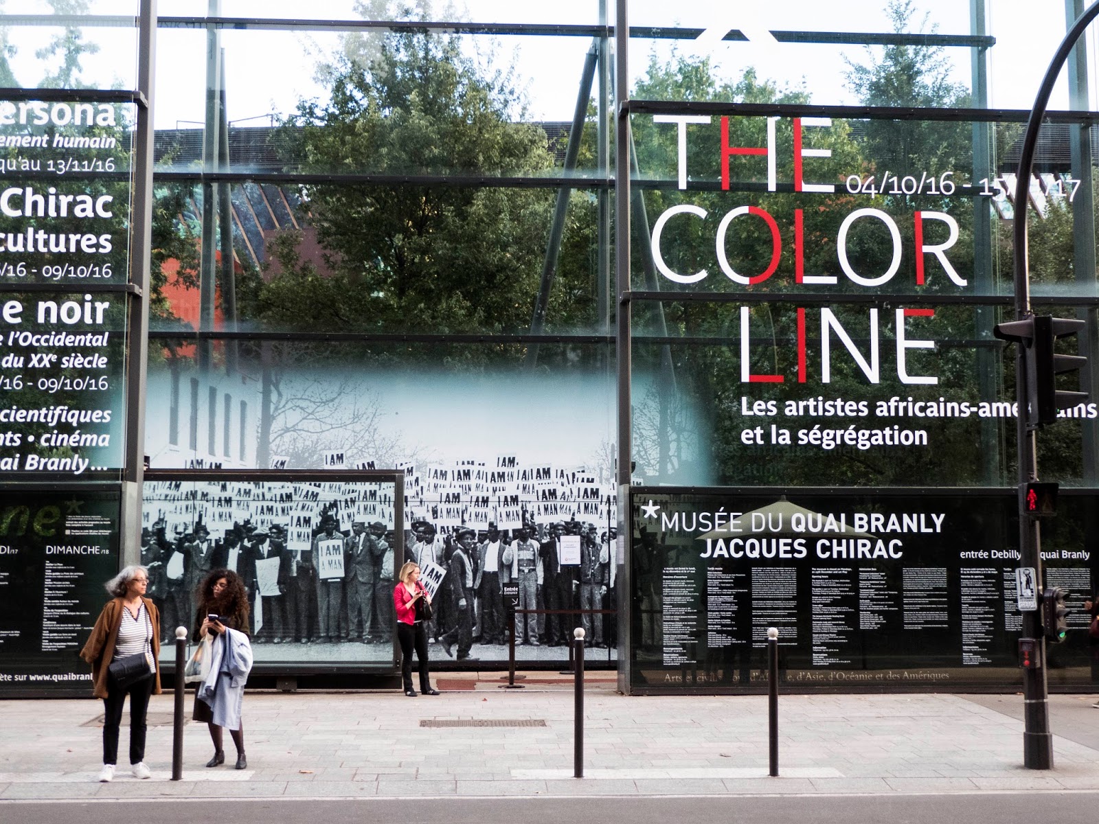 The Color Line entrance to Musée du Quai Branly