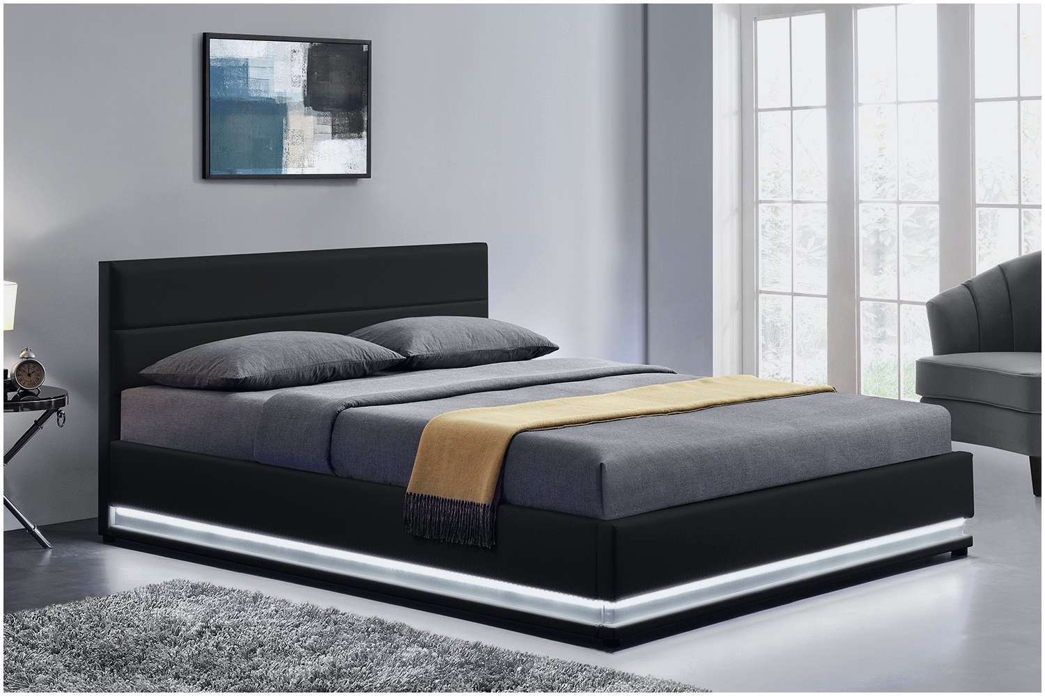 lit adulte moderne lit moderne 160x200 awesome lit adulte led elegant roi matelas unique matelas massage 0d elegant lit moderne 160c elegant lit coffre 160c cm syla pu noir en po