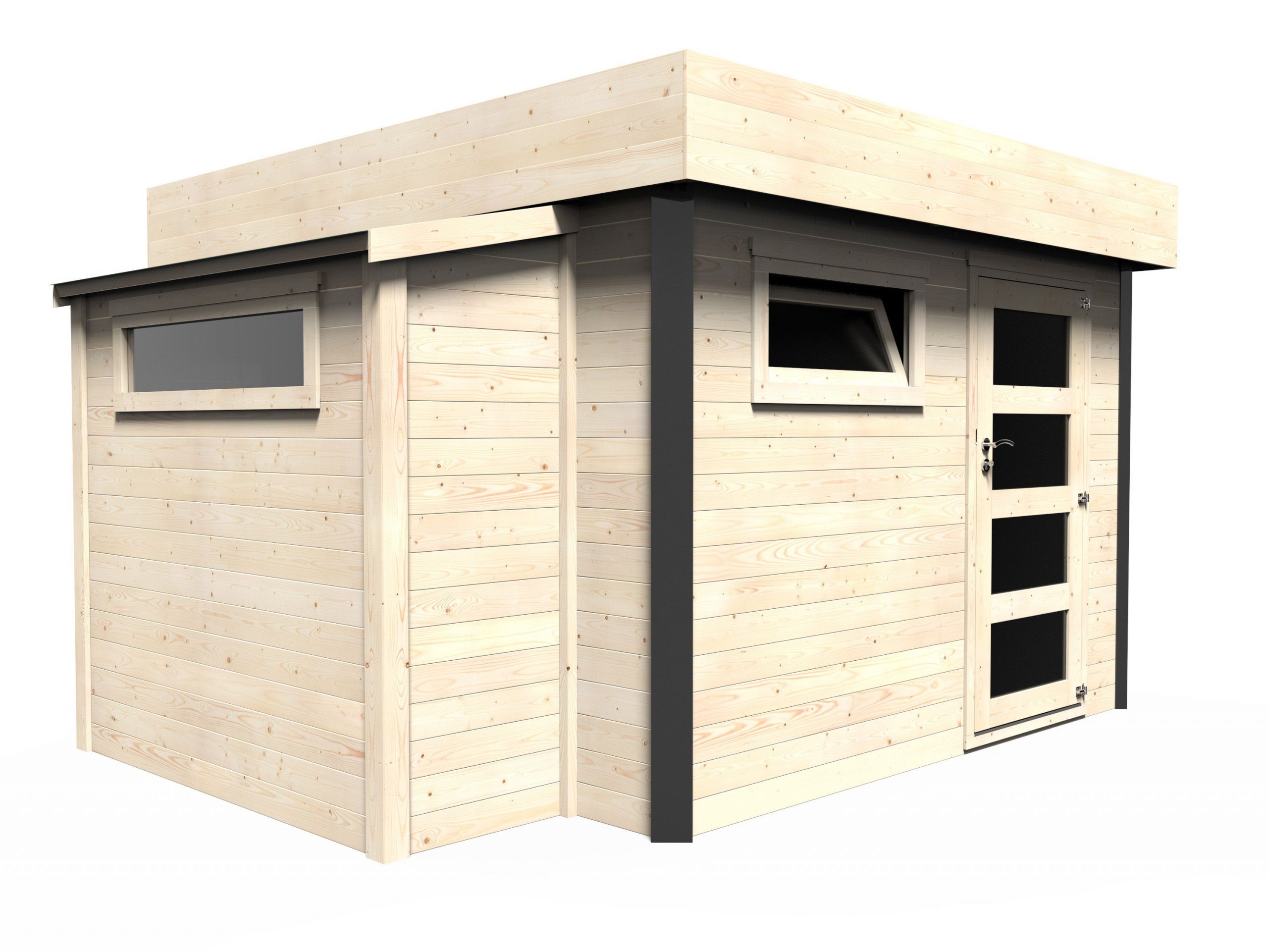 Fixation Abri De Jardin Sur Dalle Beton Luxe Abri De Jardin Bois Decor Et Jardin atelier Bow Window Ep 28 Mm 10 21 M²