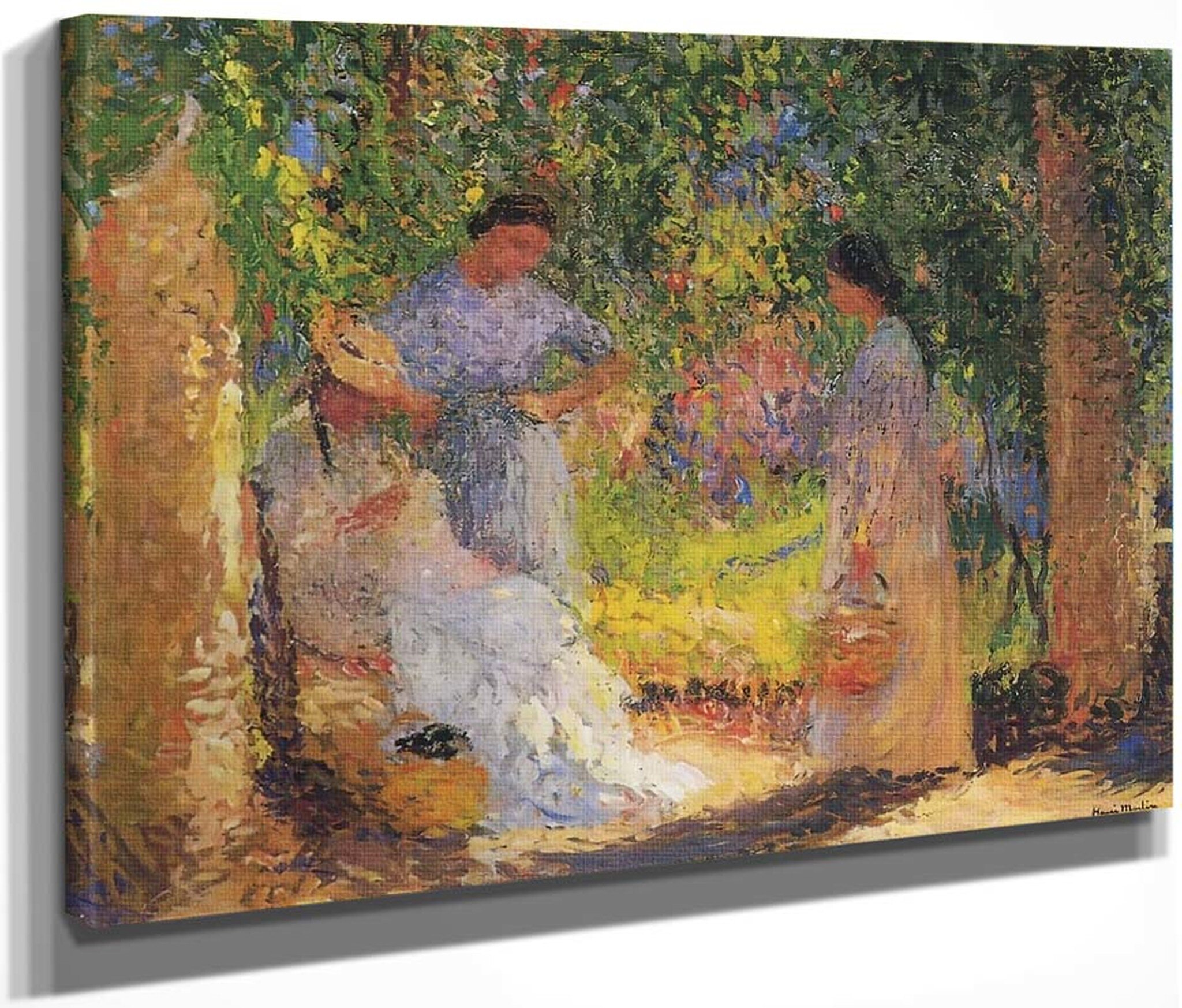 Fleurs Du Jardin Best Of Trois Femmes Dans Un Jardin by Henri Martin