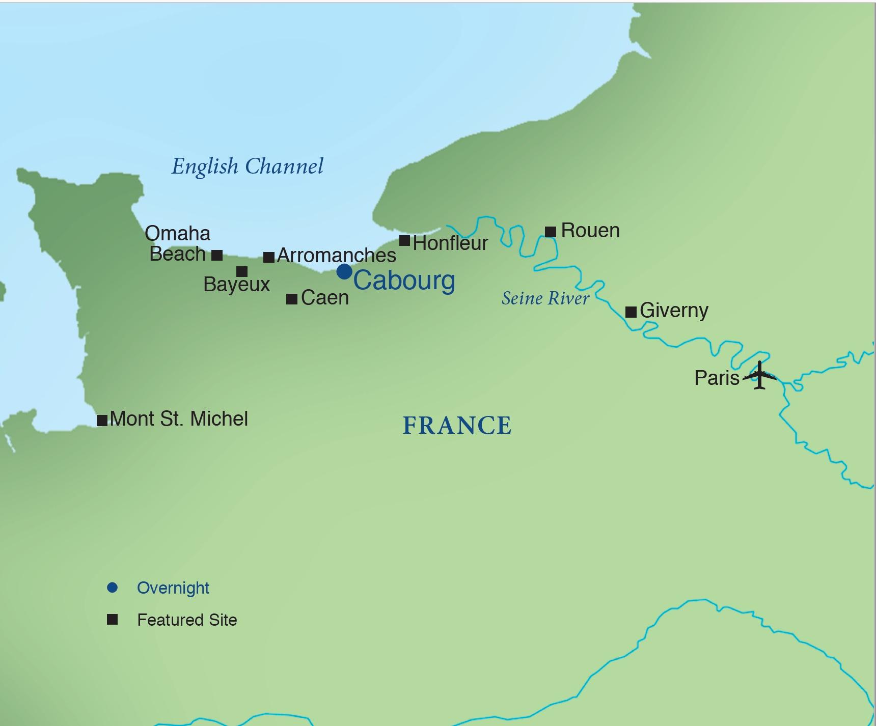 normandy map