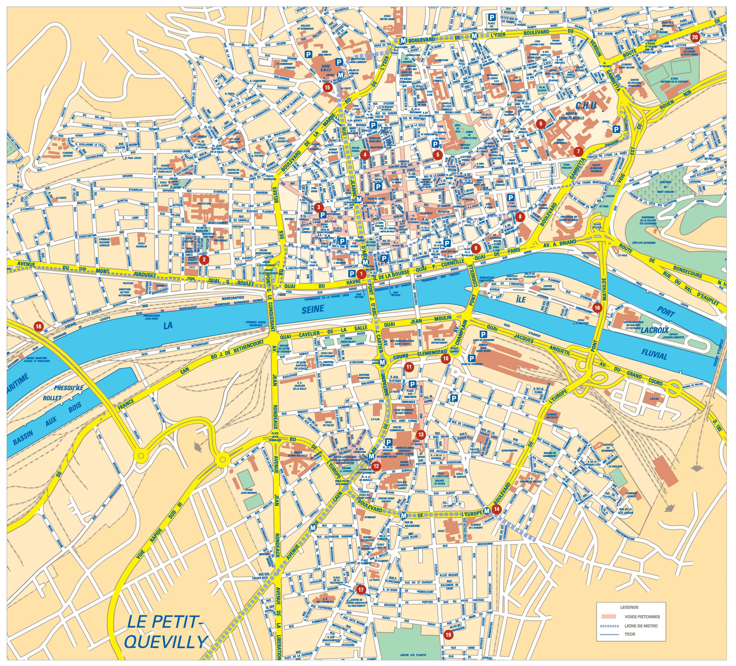 Rouen cyclic map