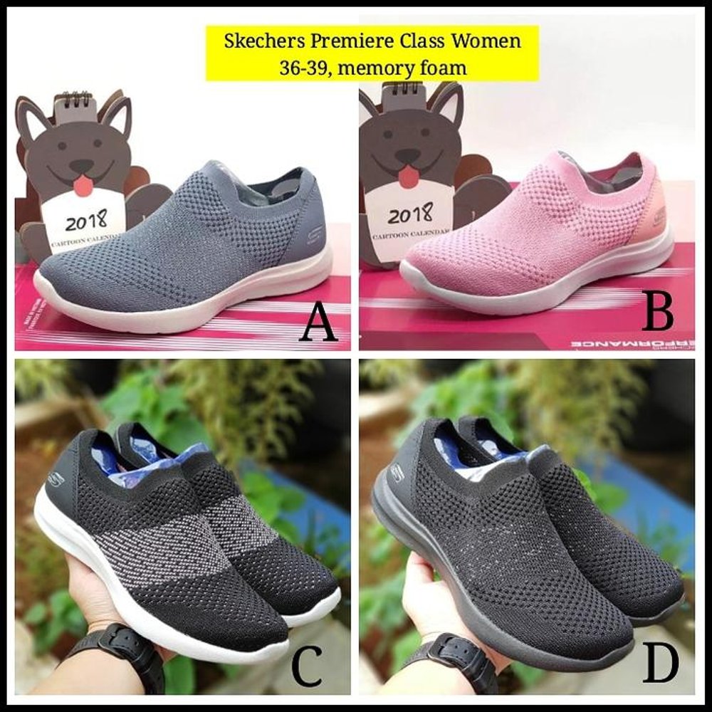 SEPATU SKECHERS PREMIER CLASS STUDIO FORT WOMEN BARU