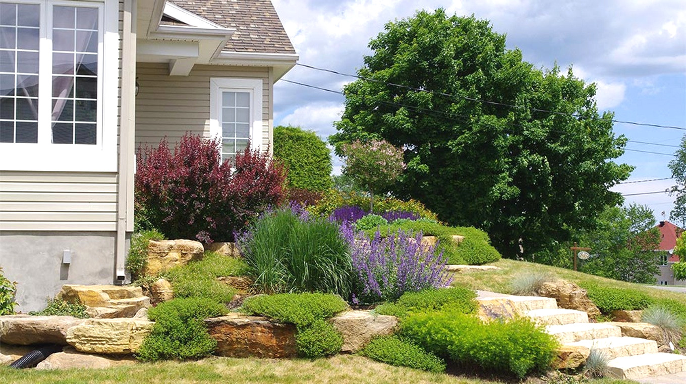 Idée Aménagement Extérieur Unique Idee Paysage Jardin Amenagement Devant Maison askelldrone