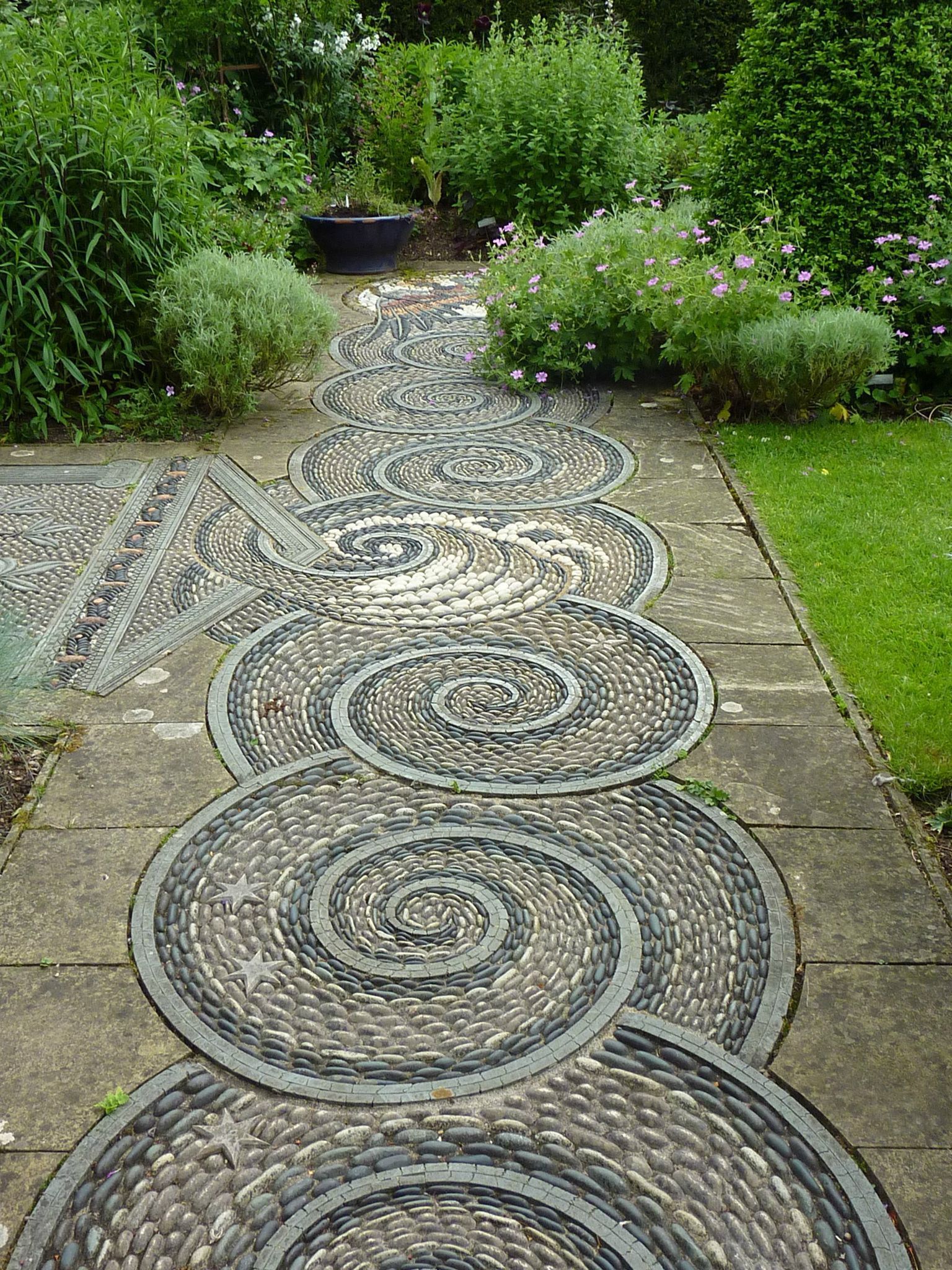 Idee Jardin Paysagiste Charmant Pebble Mosaic Design Ideas 70