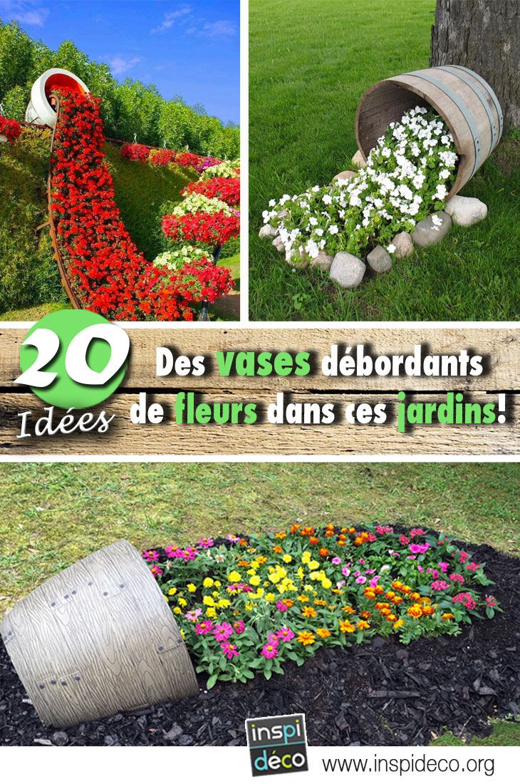 Idee Jardin Paysagiste Élégant Des Vases Débordants De Fleurs Dans Ces Jardins 13 Idées