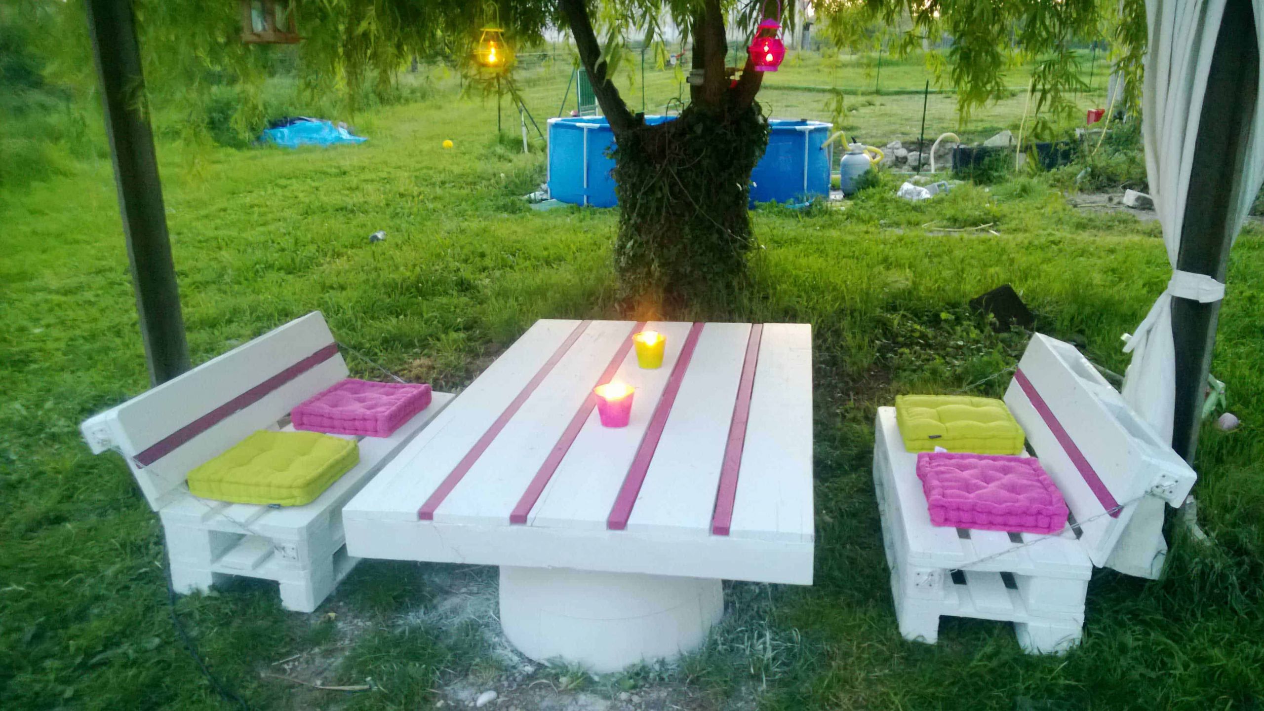 1001pallets pallets garden set salon de jardin en palettes