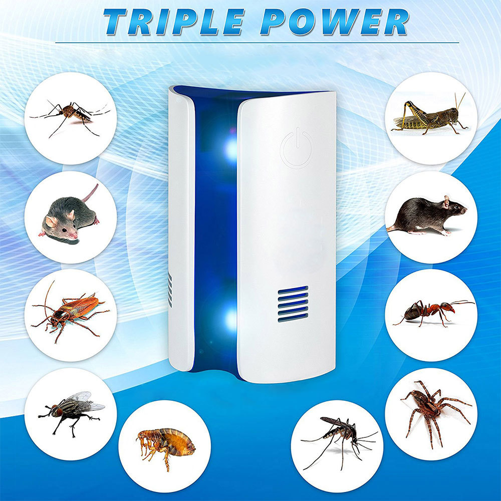 Insectes Du Jardin Inspirant Pain Type Multi Fonction électronique   Ultrasons Repeller souris Repousse Lit Bugs Moustiques Spiders Insectifuge Tueur Y
