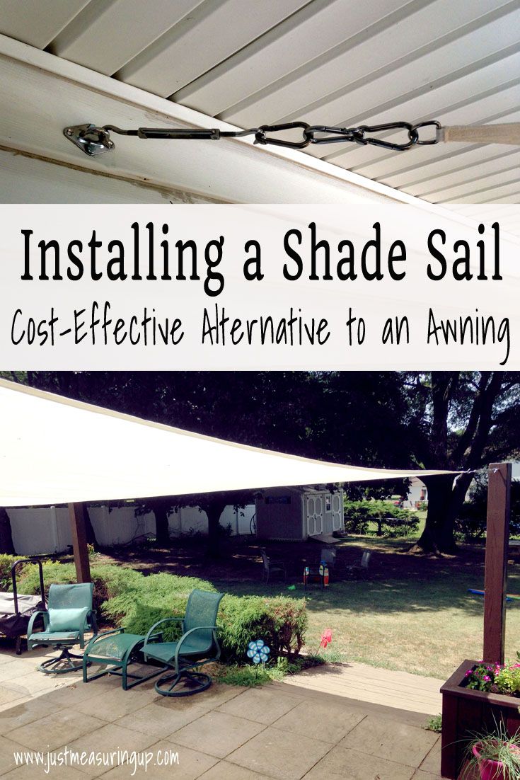 Installer Un Spa Dans son Jardin Charmant Diy Shade Sail Installation