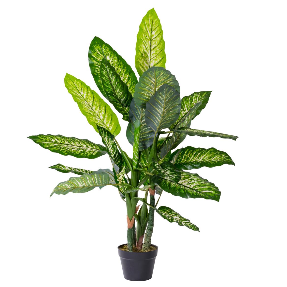 fenbachia plante artificielle vert h 120 cm