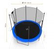 Jardin Autour Piscine Luxe Trampoline Jt2d Trampoline De Jardin Avec Filet Exterieur Diam¨tre 10 Ft 305 Cm 8 Perches Bleu