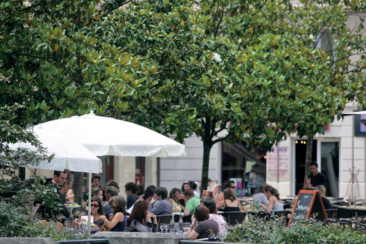 bordeaux manger en terrasse le