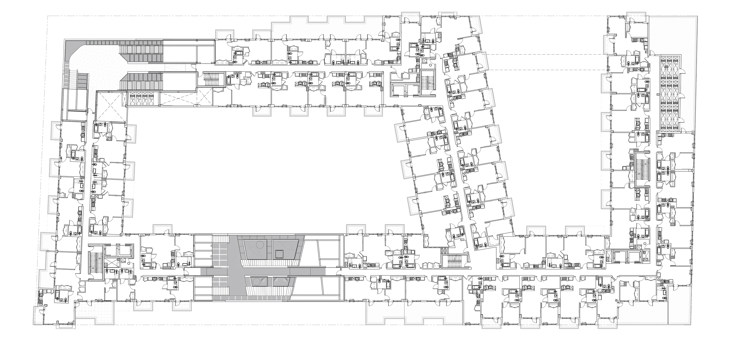 the rheingold oda bushwick brooklyn luxury apartment plex dezeen seventh floor plan