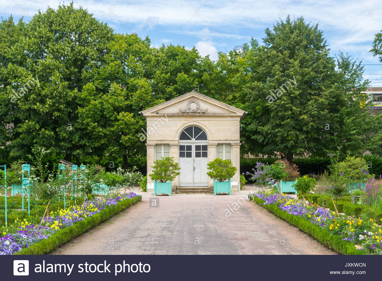 dijon france jardin de larquebuse JXKWCN