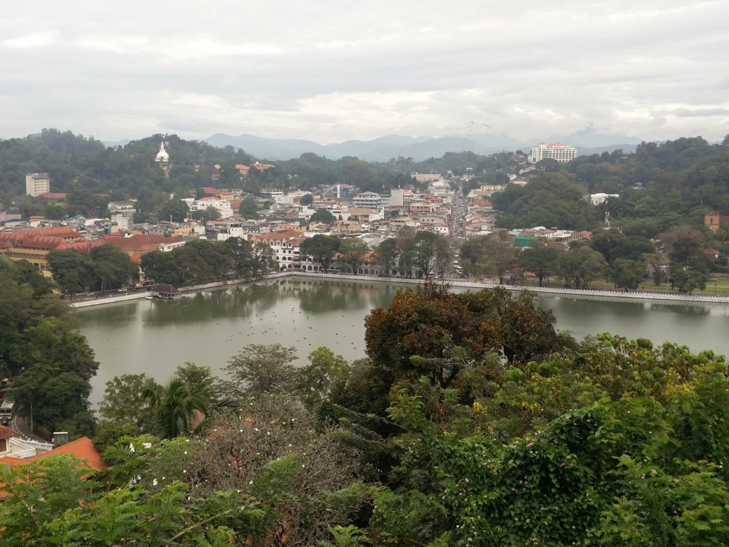 kandy from above