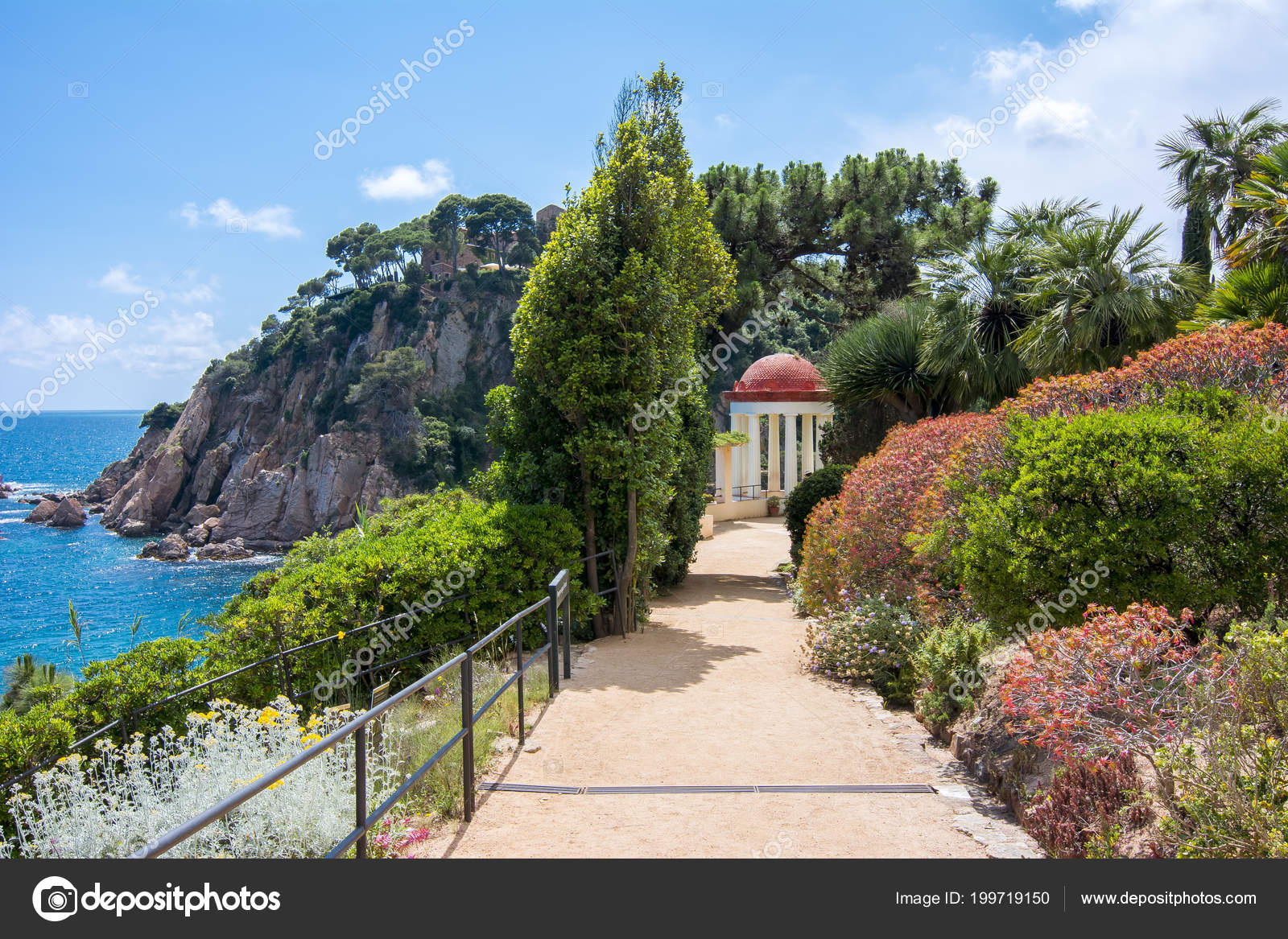 depositphotos stock photo marimurtra botanical garden blanes barcelona