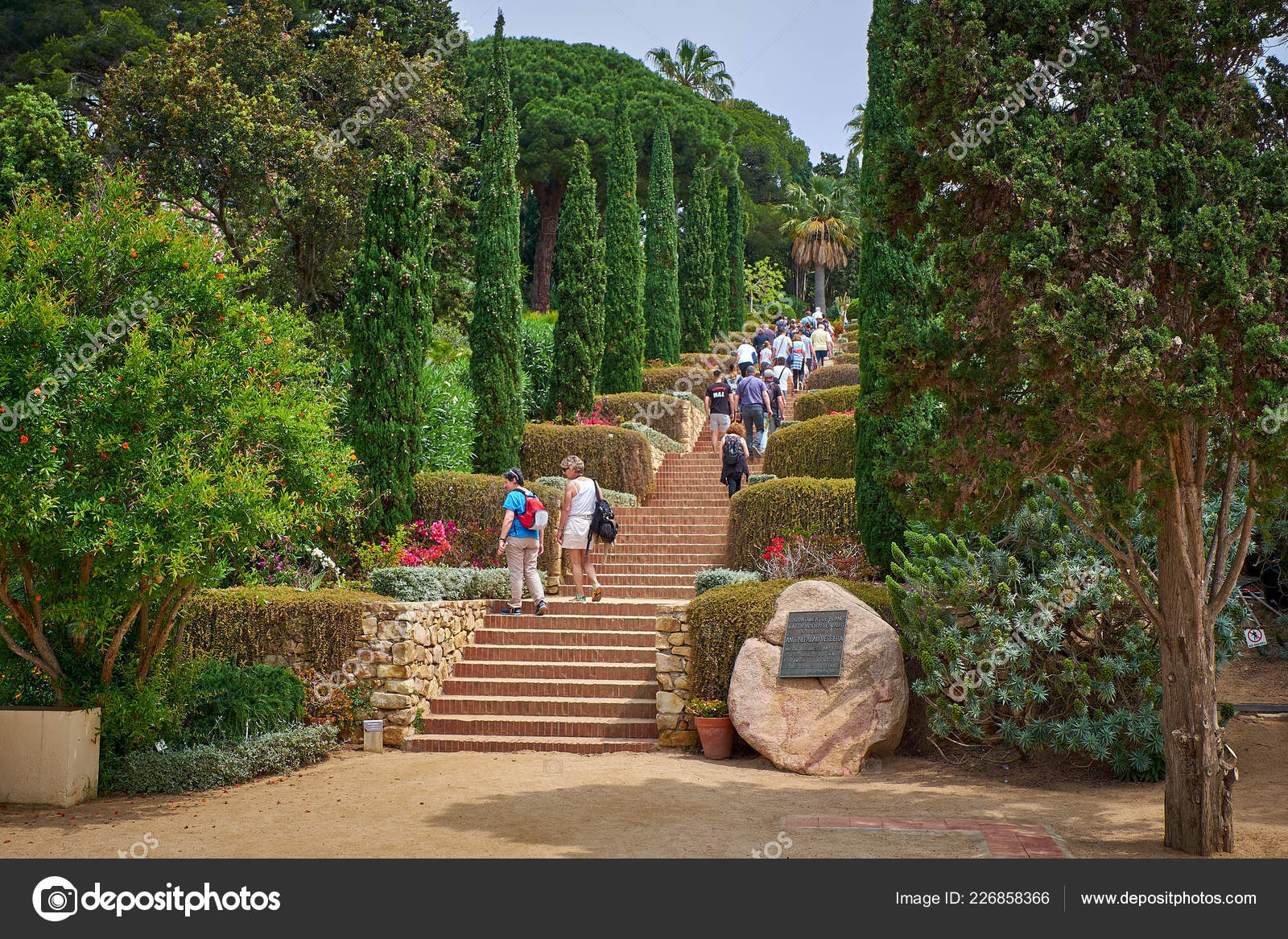 depositphotos stock photo marimurtra botanical garden blanes catalonia