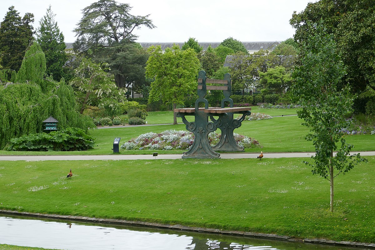 Jardin Botanique Nantes Beau File Banc Géant Jardin Des Plantes De Nantes Wikimedia