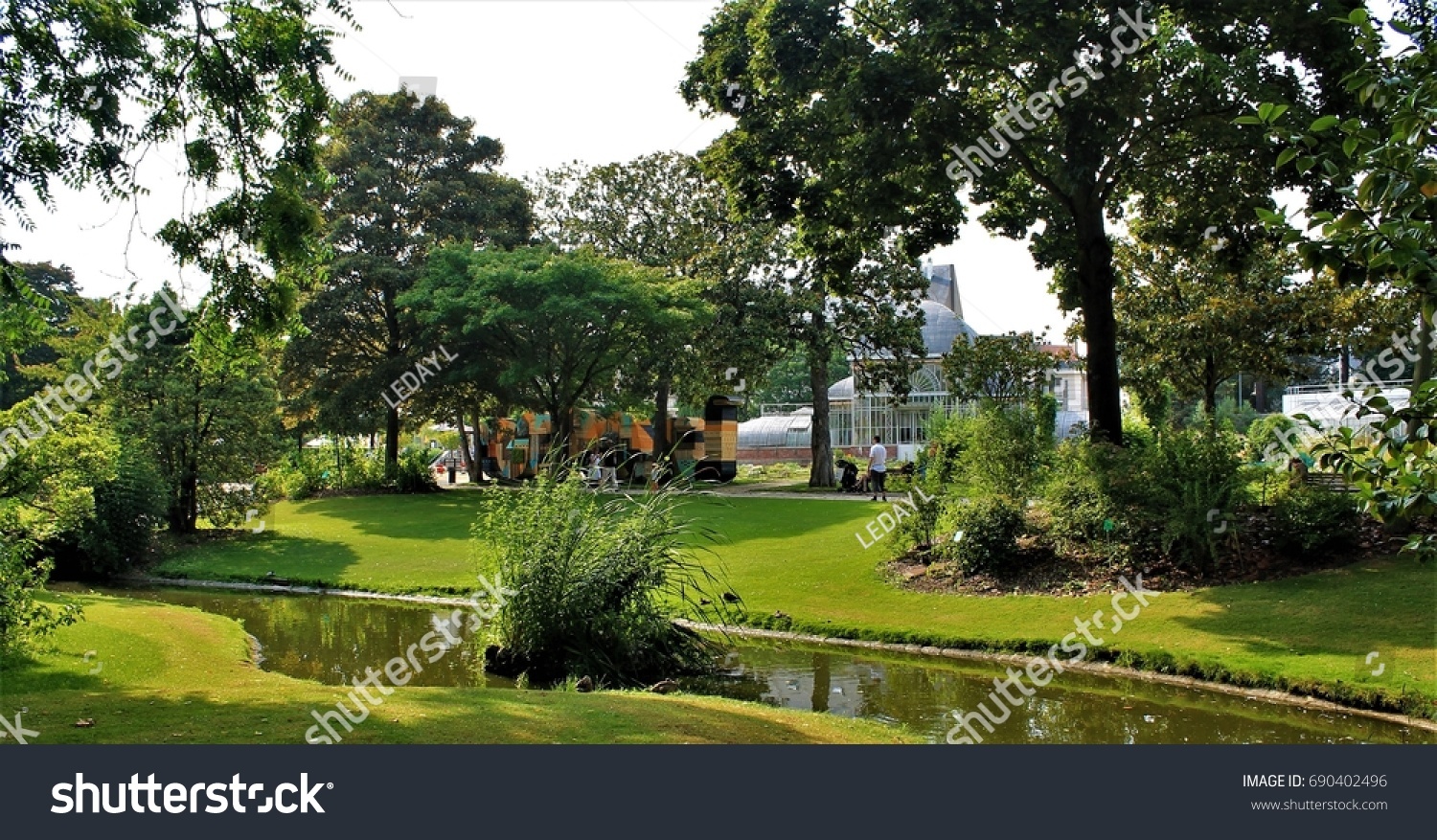 stock photo jardin des plantes botanical garden of nantes loire atlantique pays de la loire region france