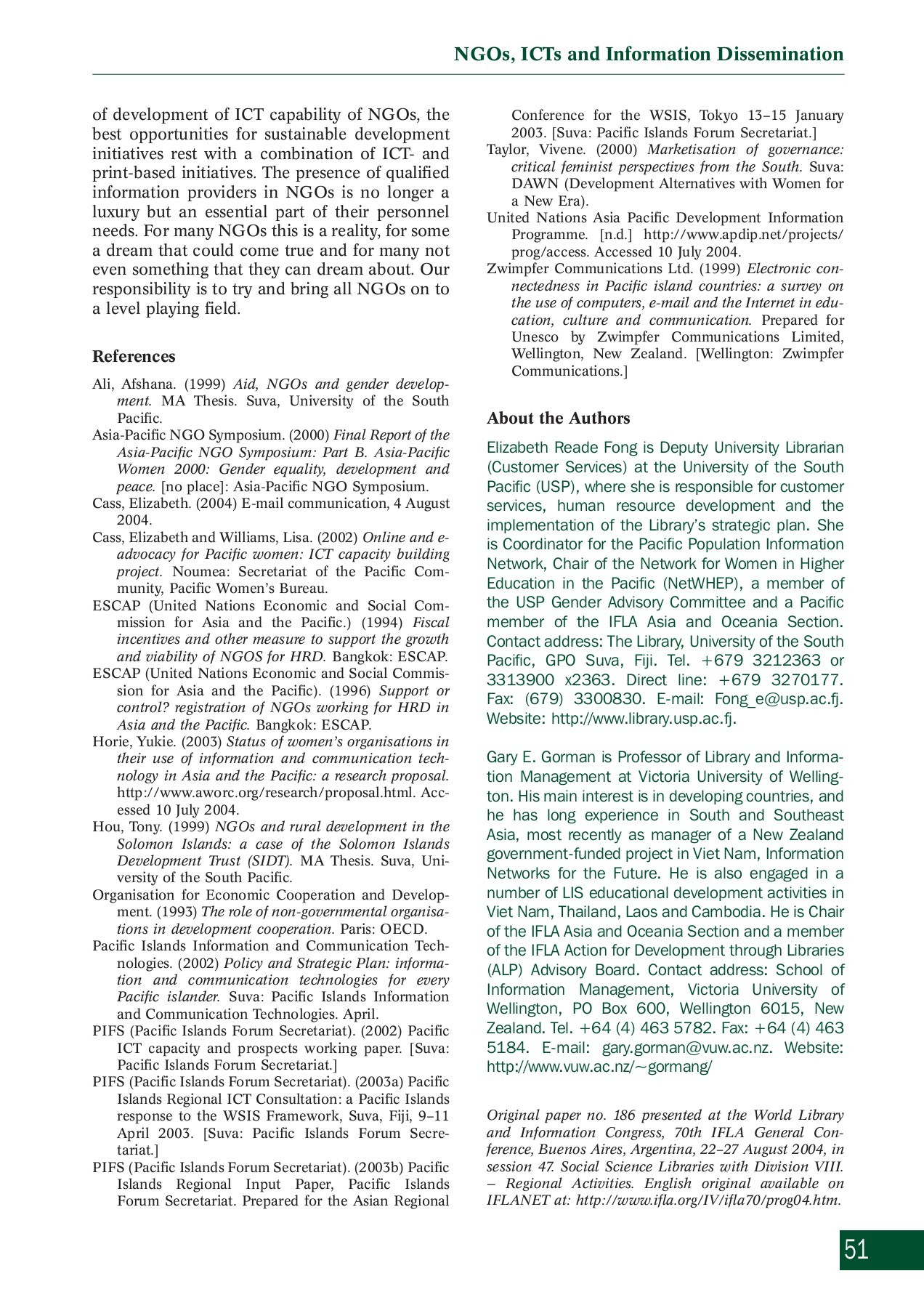 Jardin Colombie Élégant Journal Of ifla Volume 31 2005