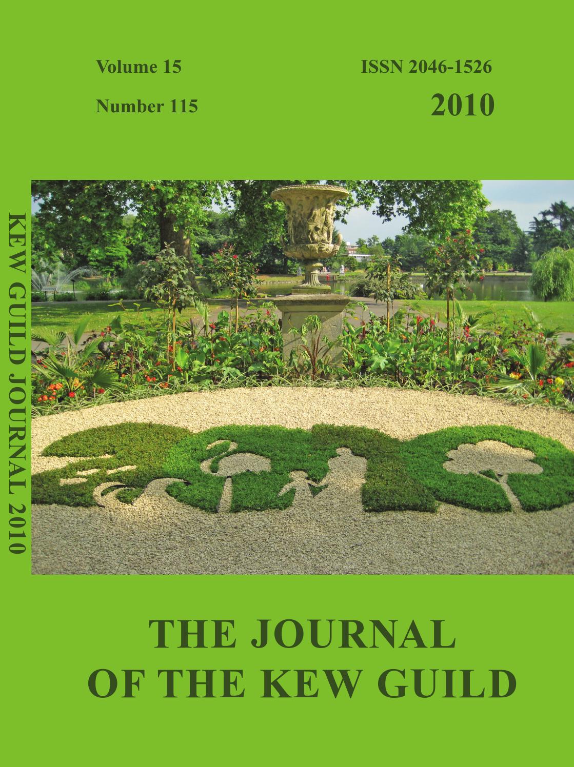 Jardin De Kew Inspirant the Journal Of the Kew Guild events Of 2010 by Kew Guild