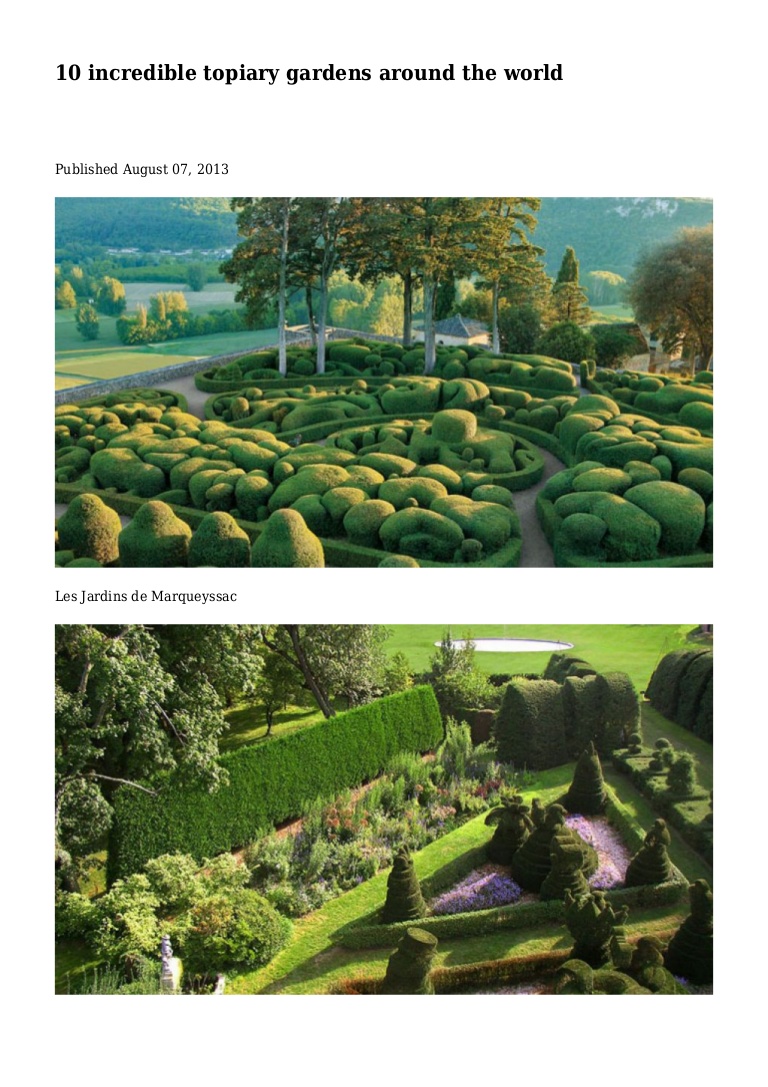 Jardin De Marqueyssac Frais 10 Incredible topiary Gardens Around the World